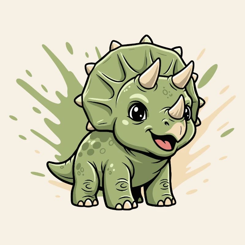 Kleiner Dino Triceratops