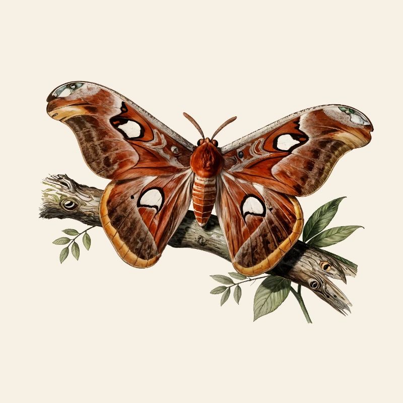 Papillon nocturne Attacus 