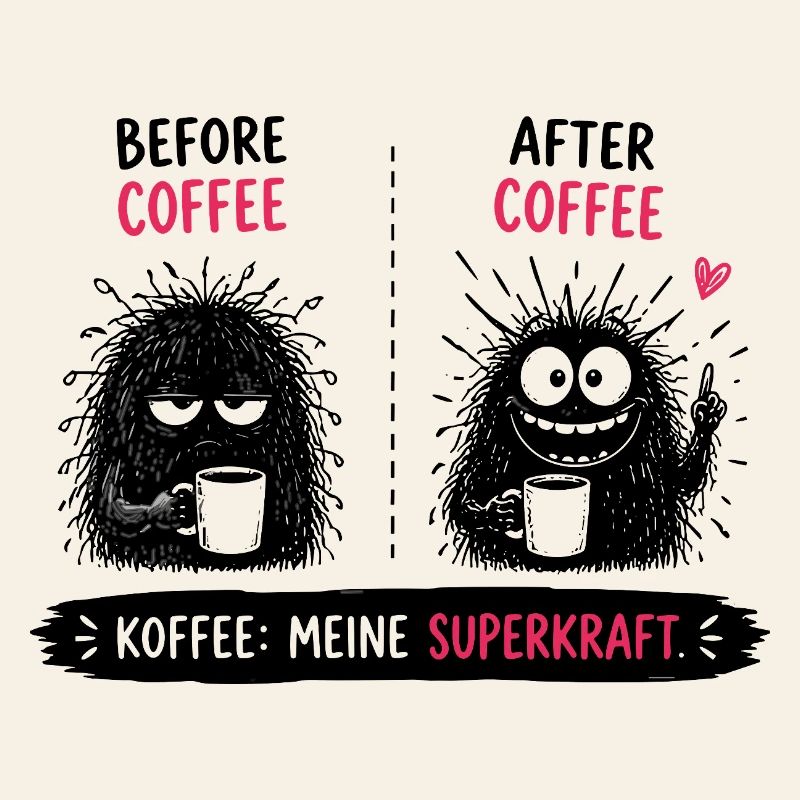  Before Coffee After Coffee Kaffee Meine