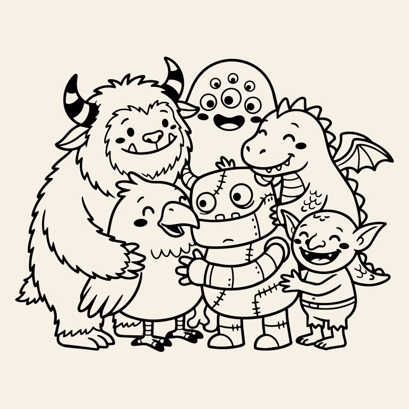 Monster niedlich