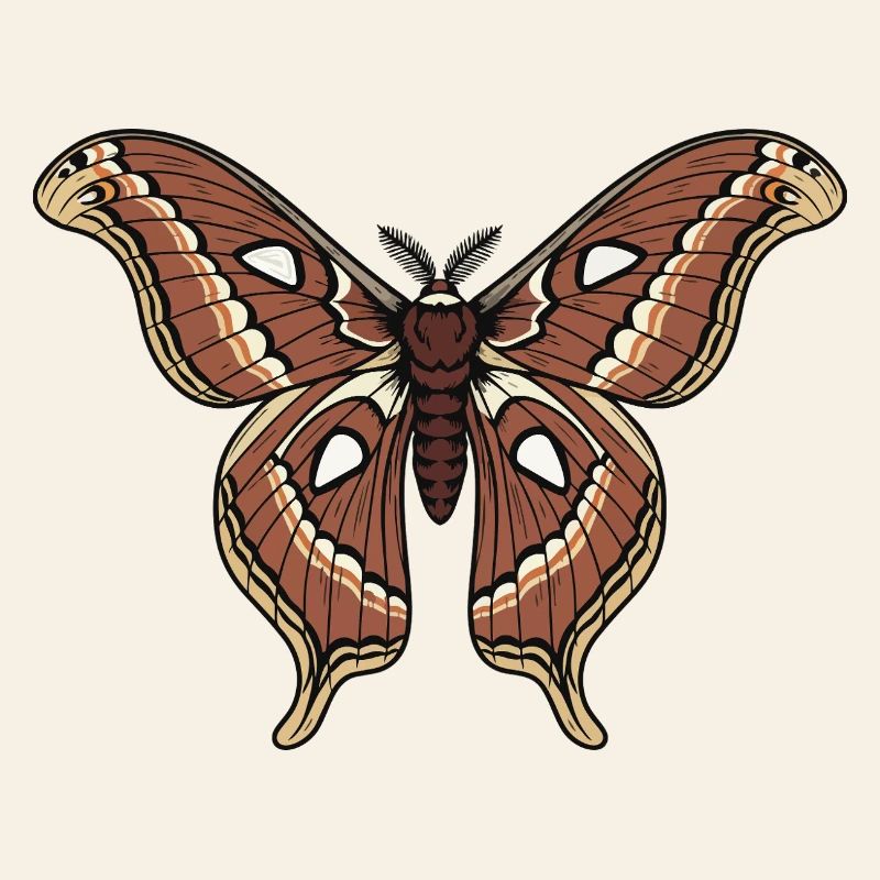 Papillon Polypheme Moth Saturnie Wing Tattoo