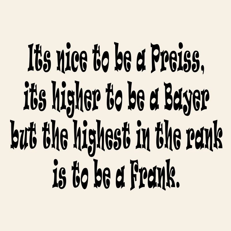 Its nice to be a Preiss ...