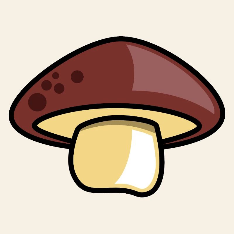 Symbole d’idée cadeau champignon champignon