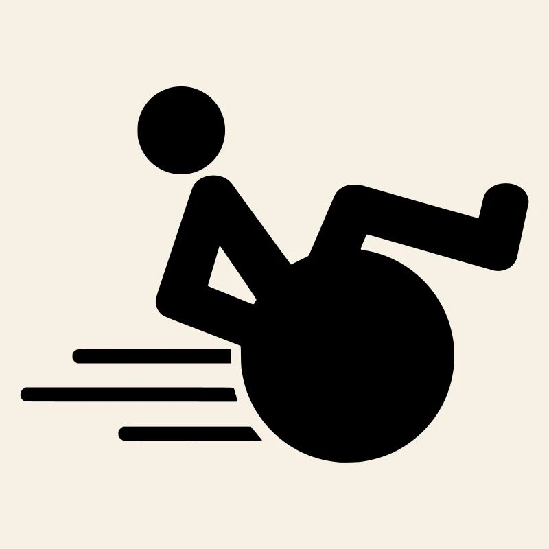 Wheelie avec fauteuil roulant représente l’agilité *