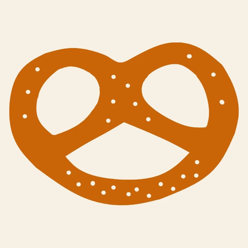 Brezel backen Bäcker Bäckerin Vorlage Symbole