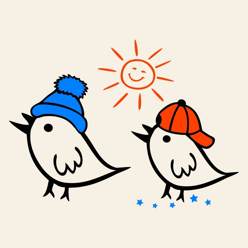 Sparrow, Sun, Spring
