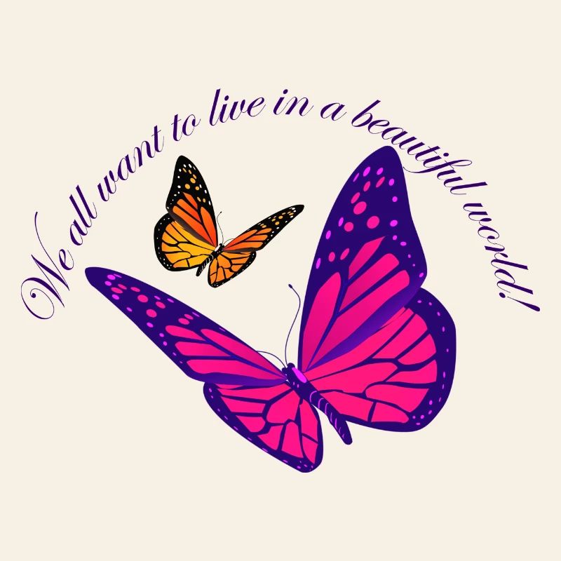 Neon Butterfly Magic