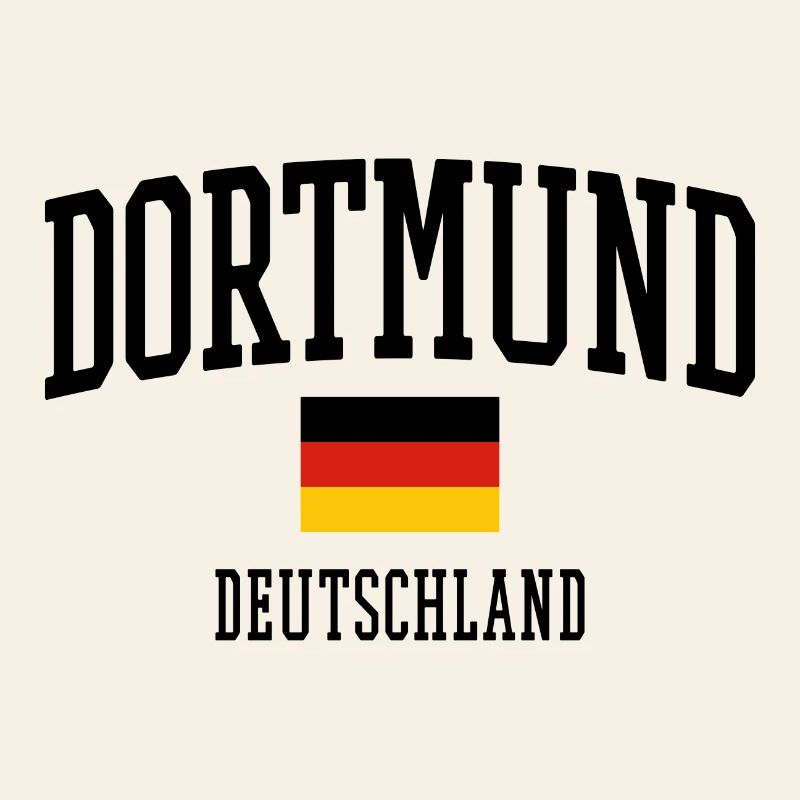 Conception du drapeau de Dortmund Allemagne