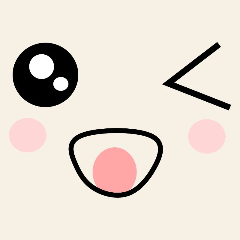 Kawaii Face Funny Gift