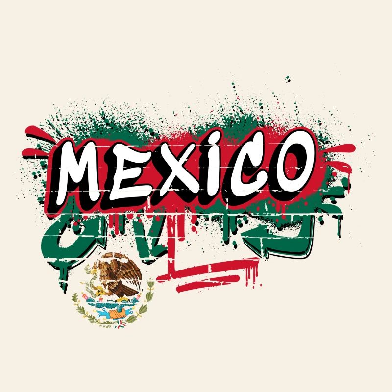 Design de graffitis sur le drapeau