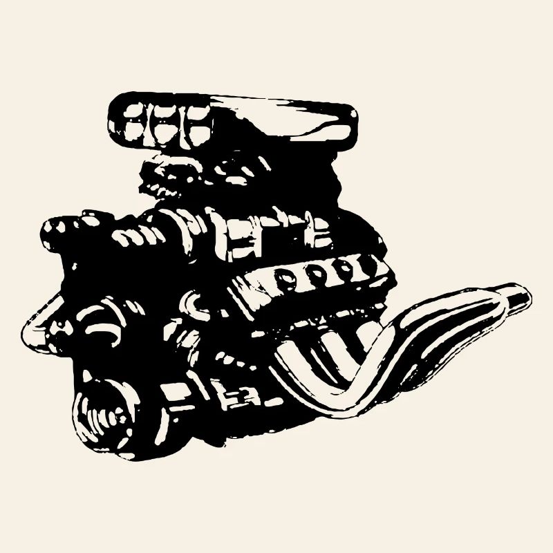 V8 engine