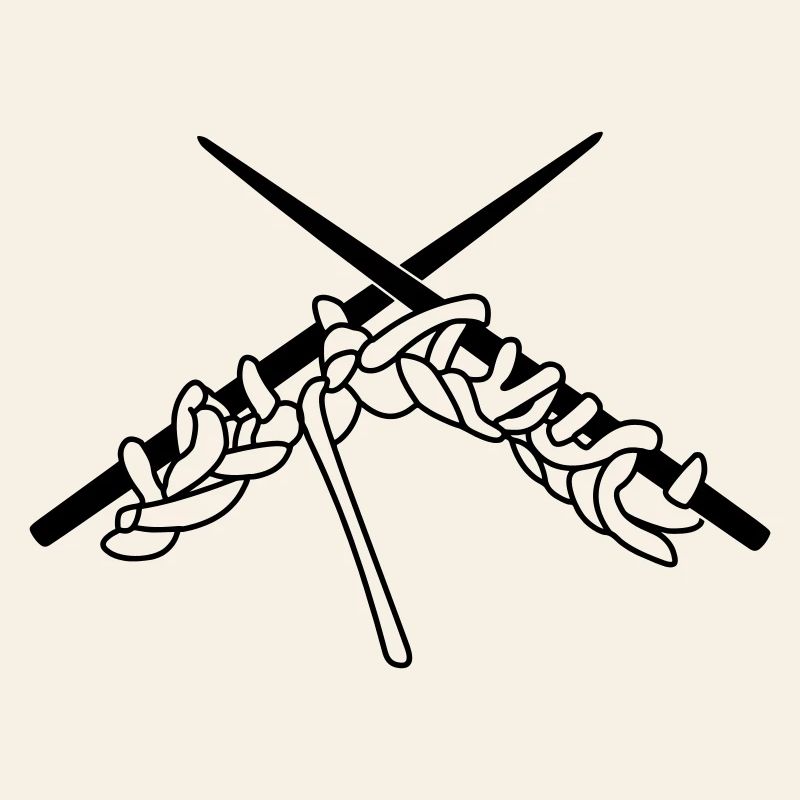 Stricken, Strickstift transparenter Schirm