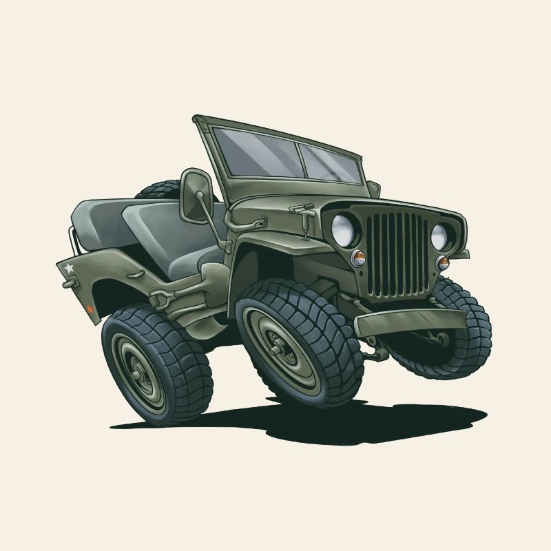 Willys MB Offroader 4x4 Millitary Oldtimer Us Army