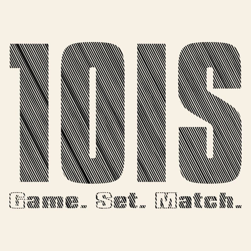 Jeu de tennis set match noir