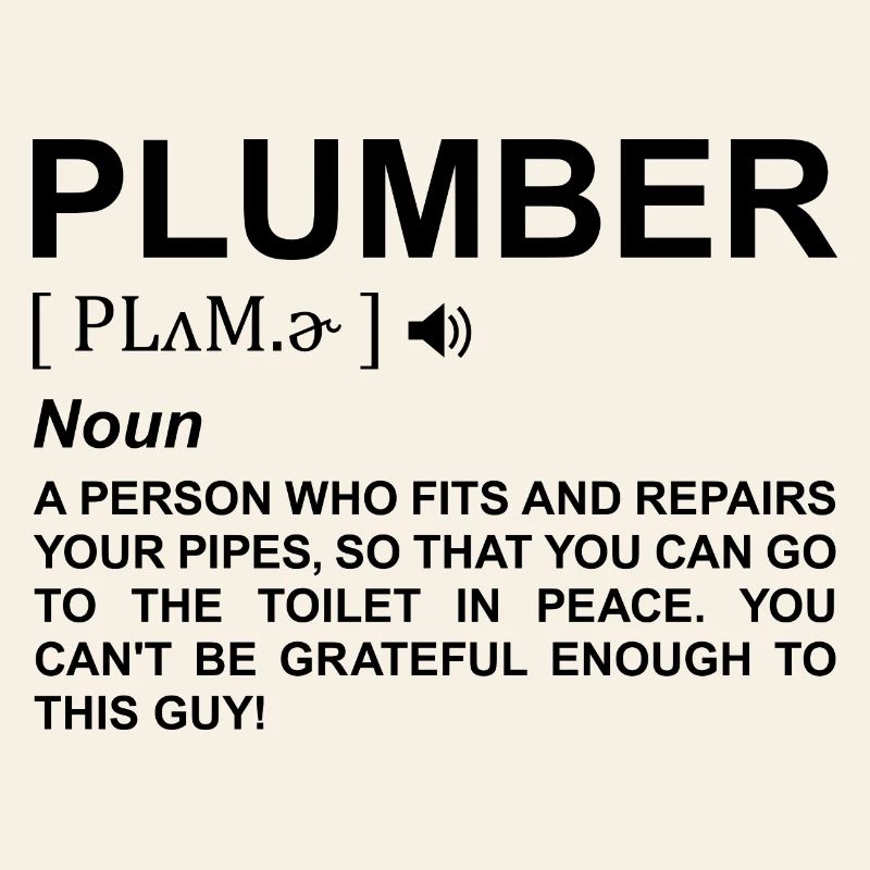Signification du plombier