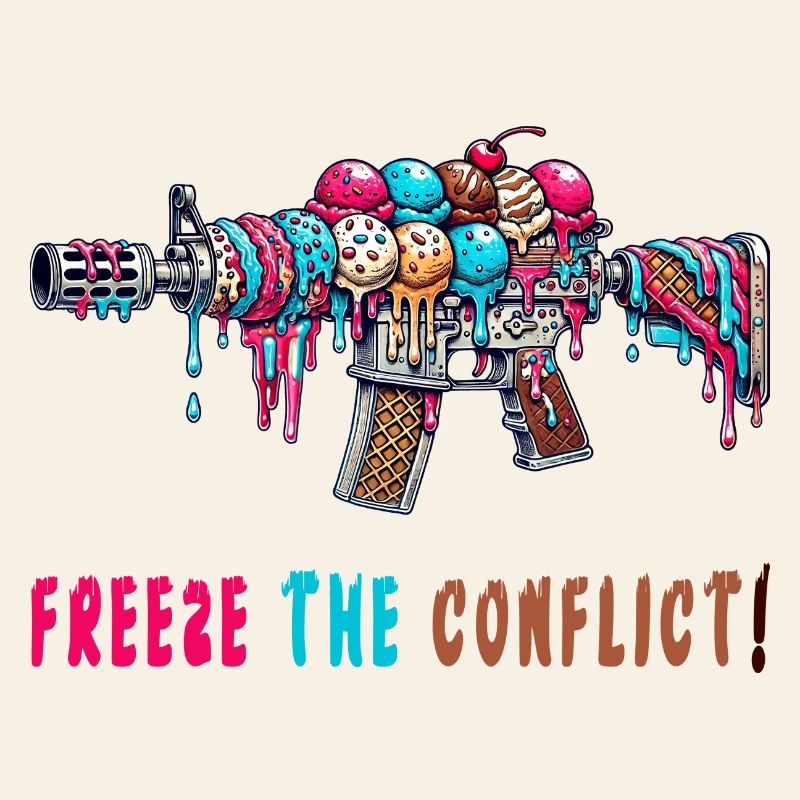 Konflikt eingefrieren Eiscreme