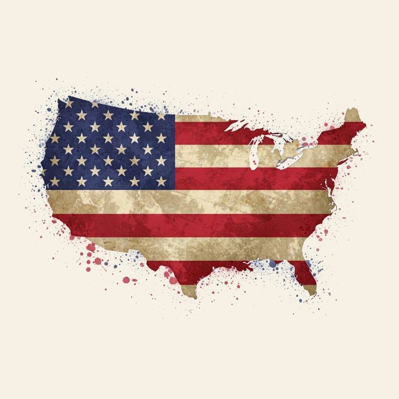 Drapeau de design des États-Unis