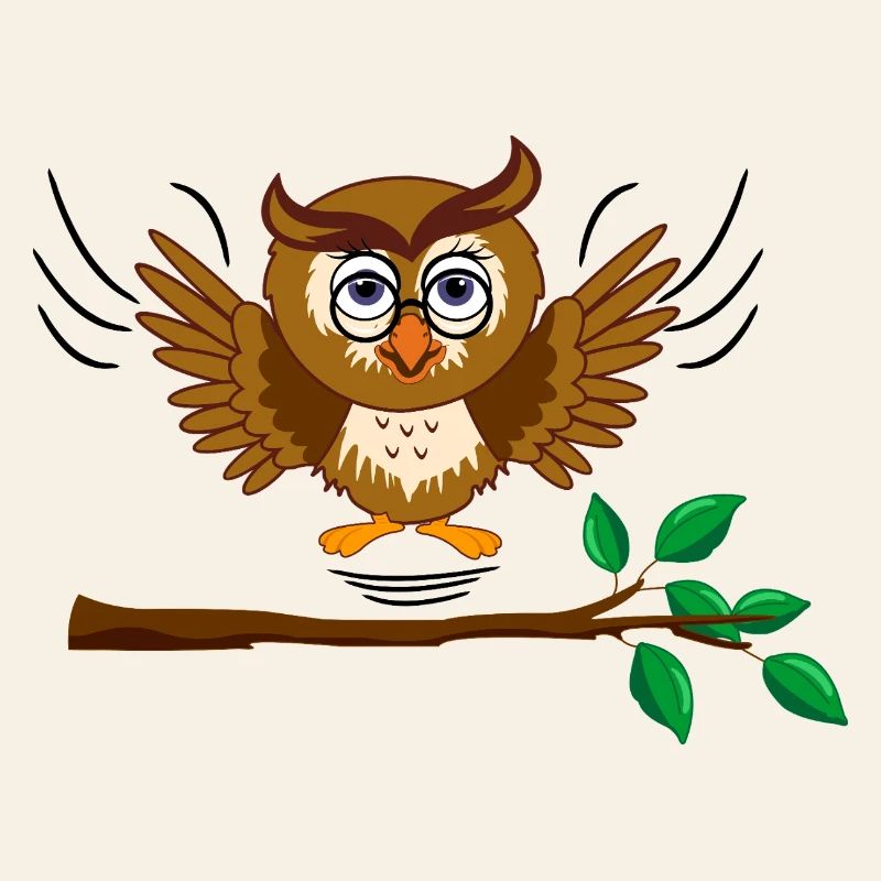 Le hibou s’envole