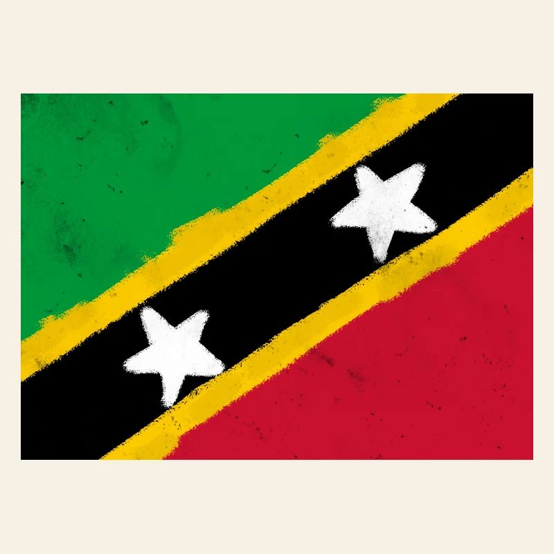 Drapeau de Saint-Kitts-et-Nevis