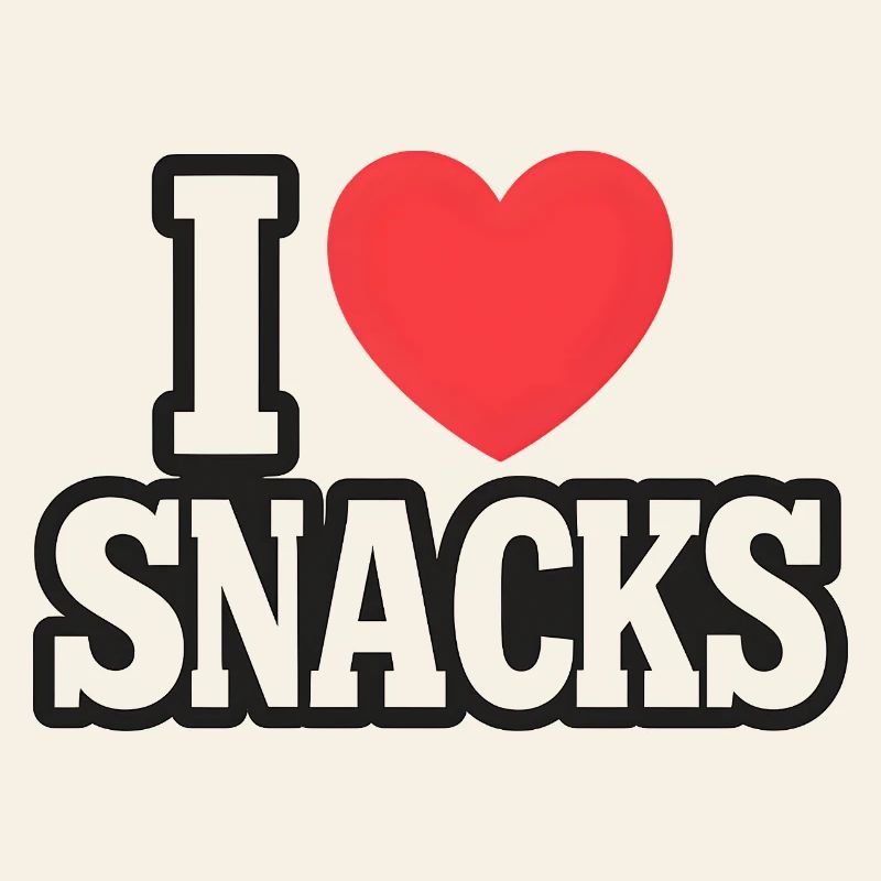 Amour pour les collations Expression