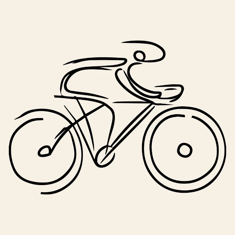 Graphique de vélo de route