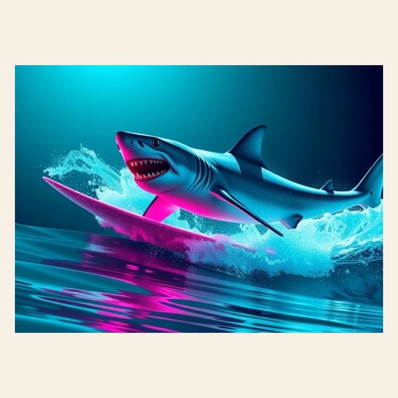 Neon Shark Sprinter Design