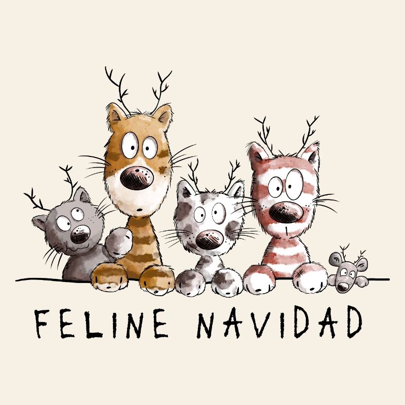 Félin Navidad Chats Noël