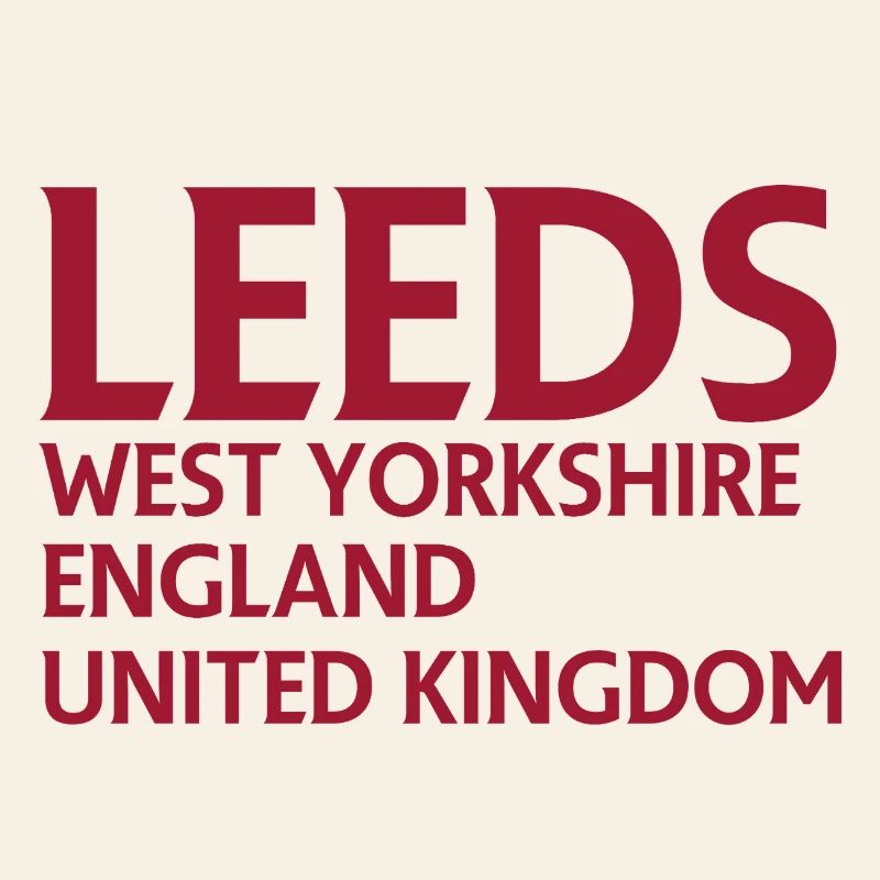 Leeds – England Liedtextdesign