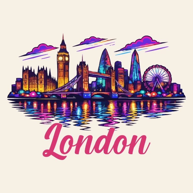 Skyline néon de Londres