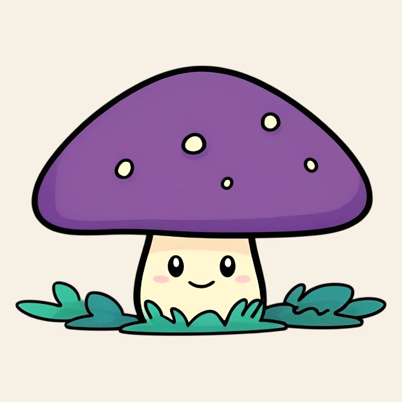Héros Câlin Champignon Violet