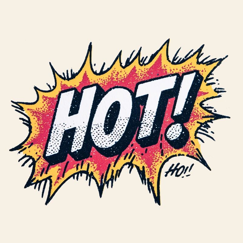 Hot Comic Explosions Design