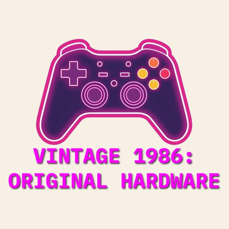 Neon Controller 1986 Retro – 40. Geburtstag