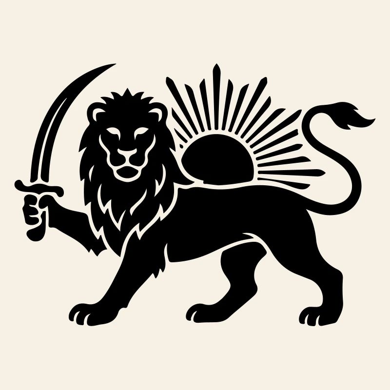 Lion perse Perse Iran