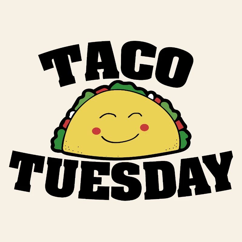 Illustration joyeuse du sourire de taco