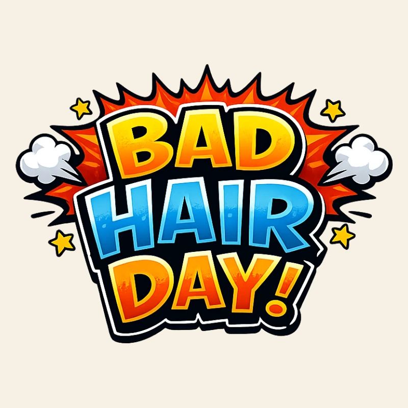 Bad Hair Day Comic Explosion