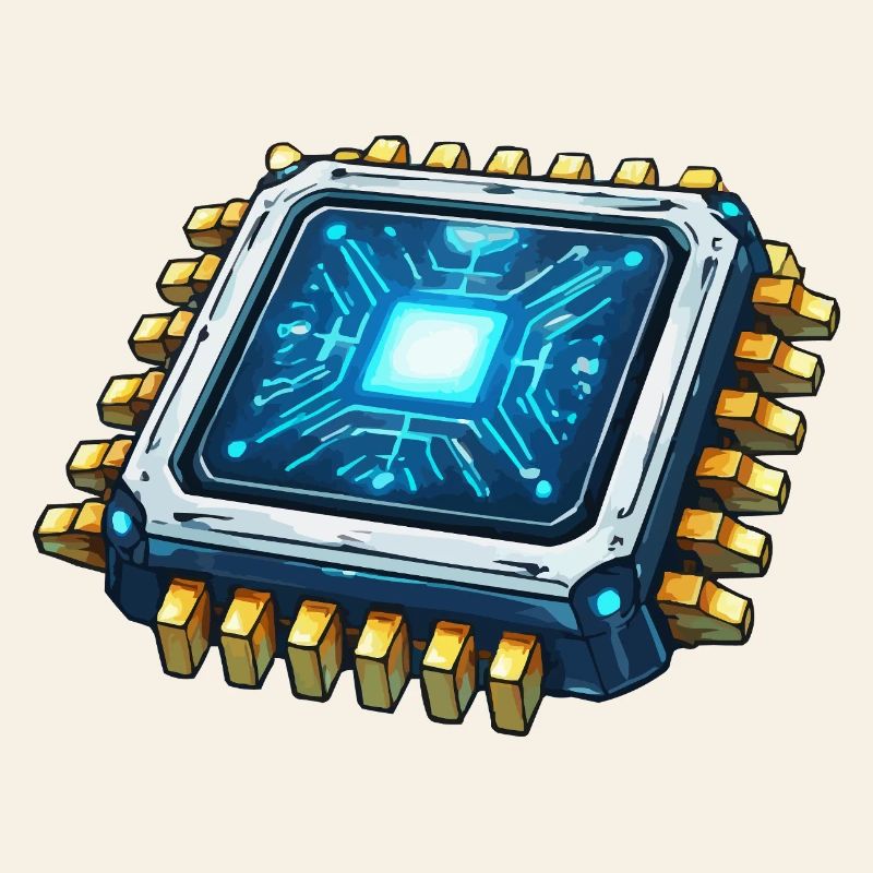 Luminous Microchip Digital Core