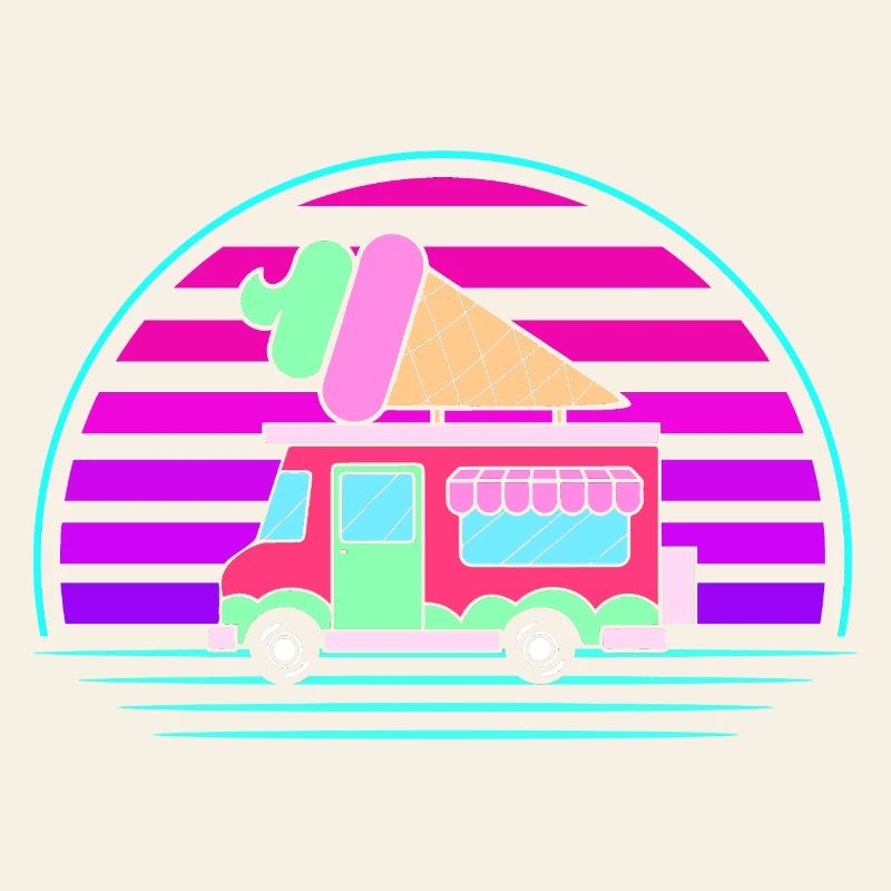 Eiscreme Eiswagen Eis Eisdiele