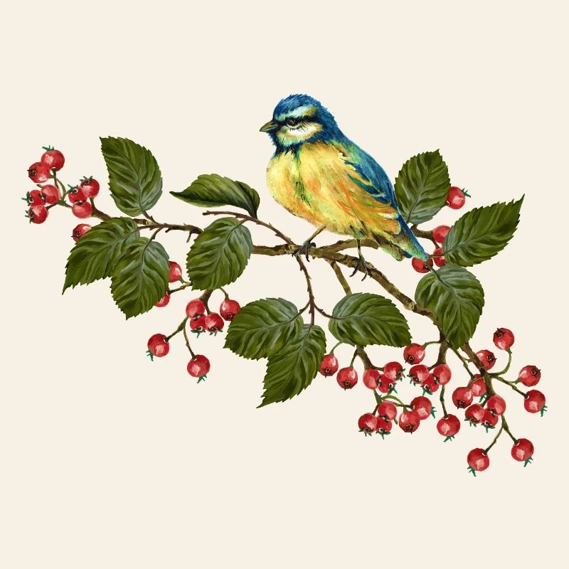 Bunter Vogel
