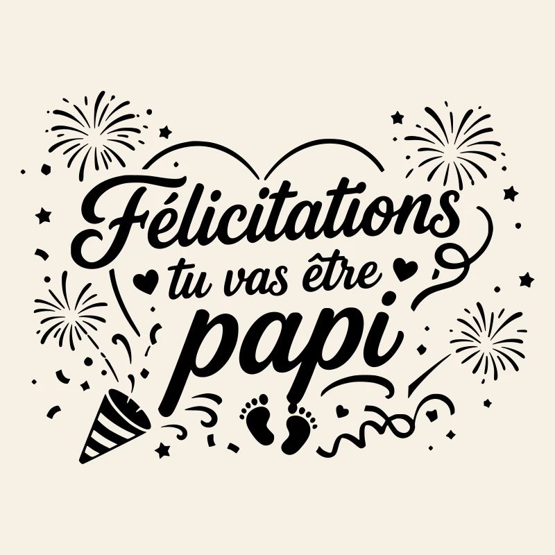 Félicitations tu vas être papi