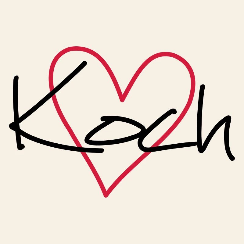 Koch Herz Hobbykoch Küche Geschenkidee