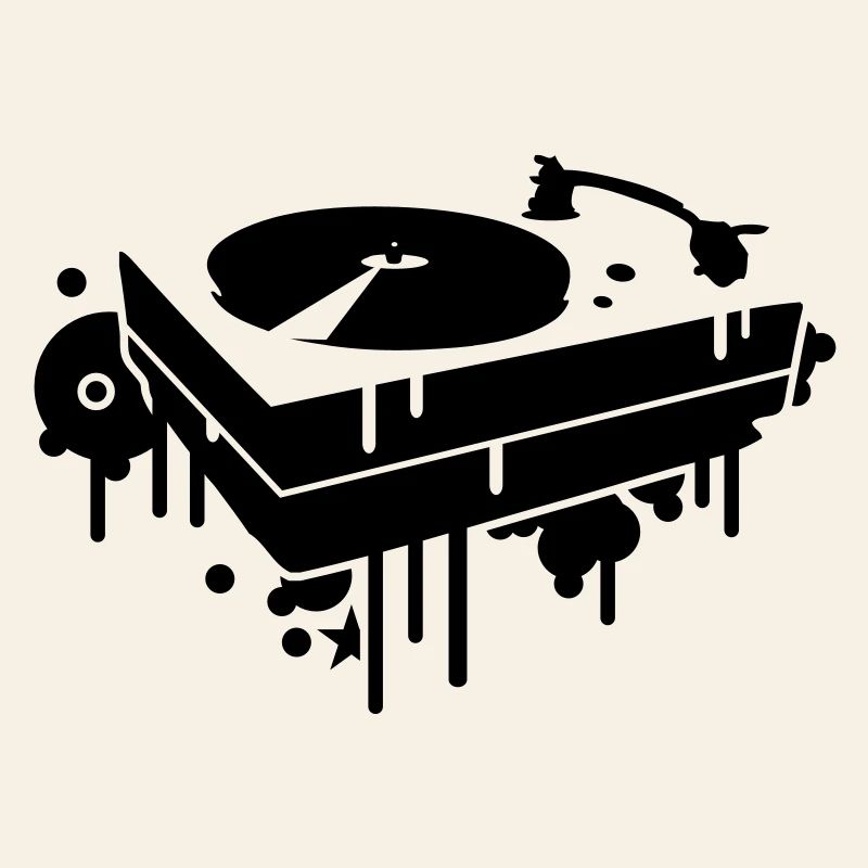 A record player