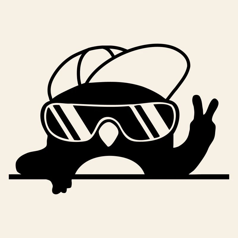 Signe de paix cool pingouin signe de main