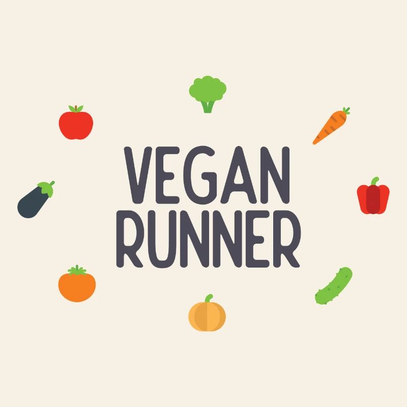 Coureur végétalien