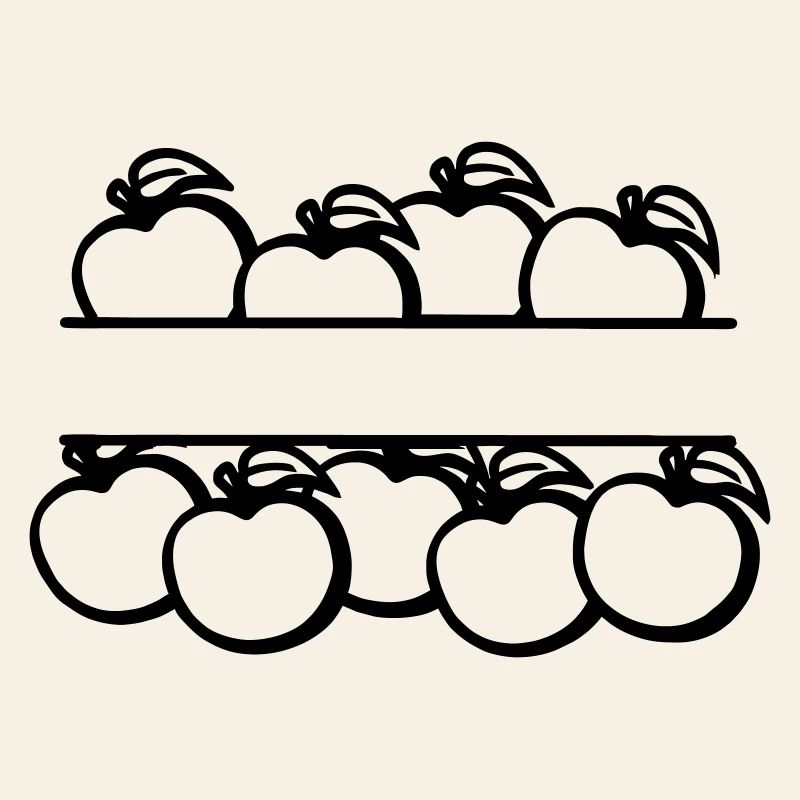 Äpfel Banner transparent