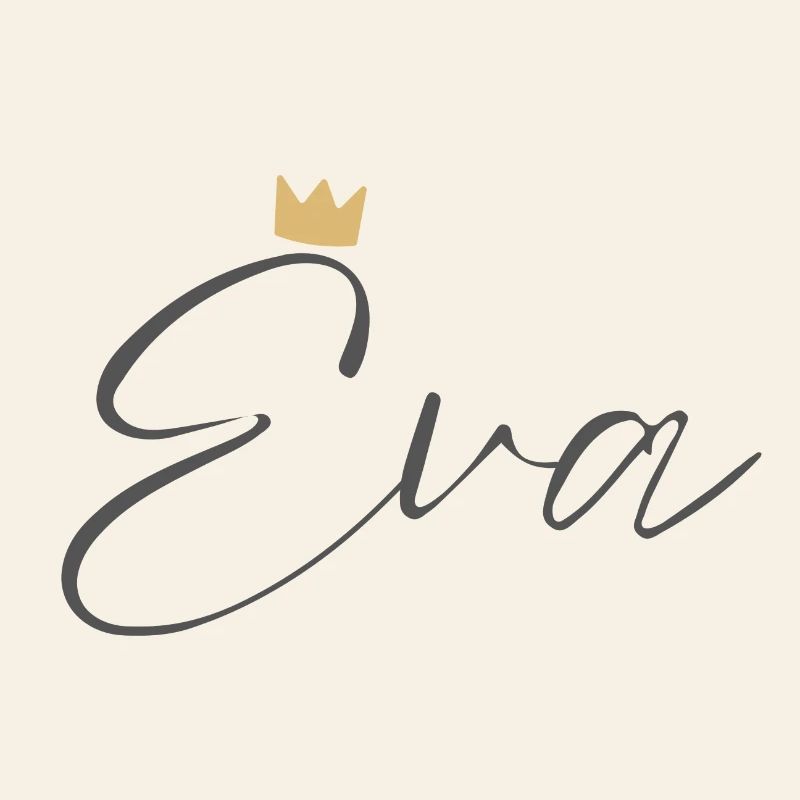 Prinzessin Eva Crown Hemd – Name mit Buchstabe E