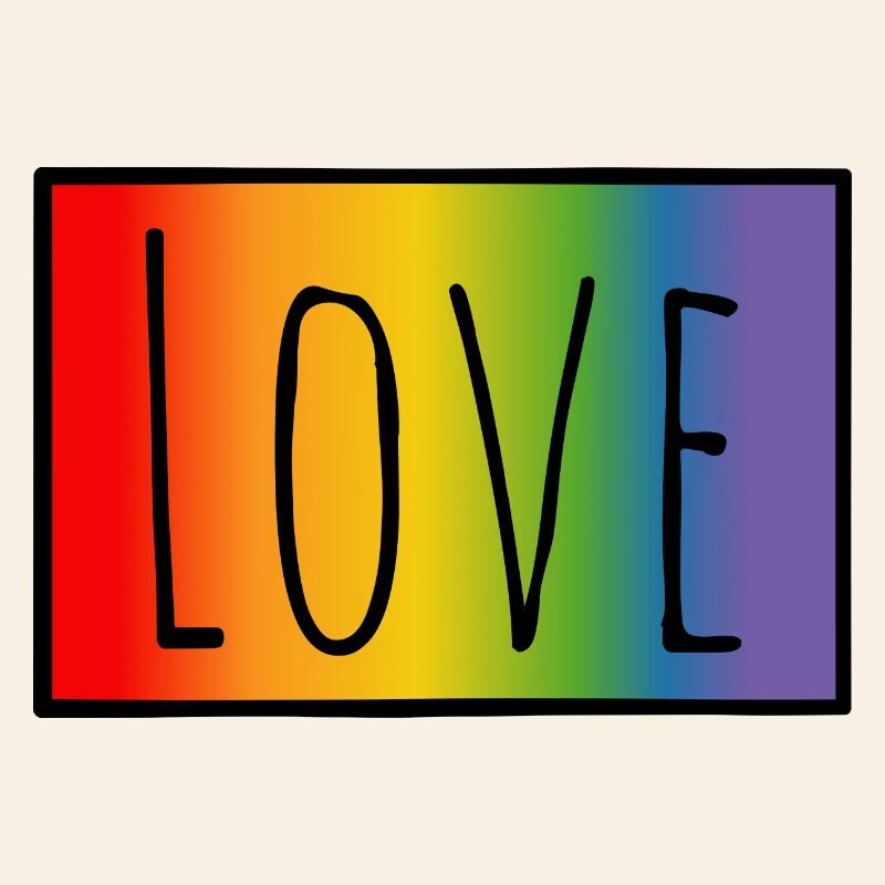 CSD Tshirt Regenbogen Love