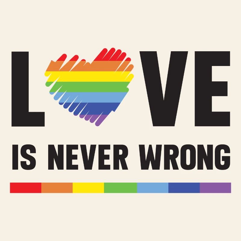 Mois de la fierté LGBT - Love is Never Wrong