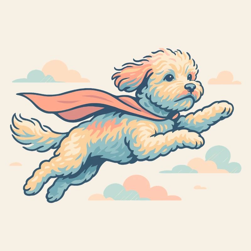 Super Hund Havapoo Cape Umhang Geschenk
