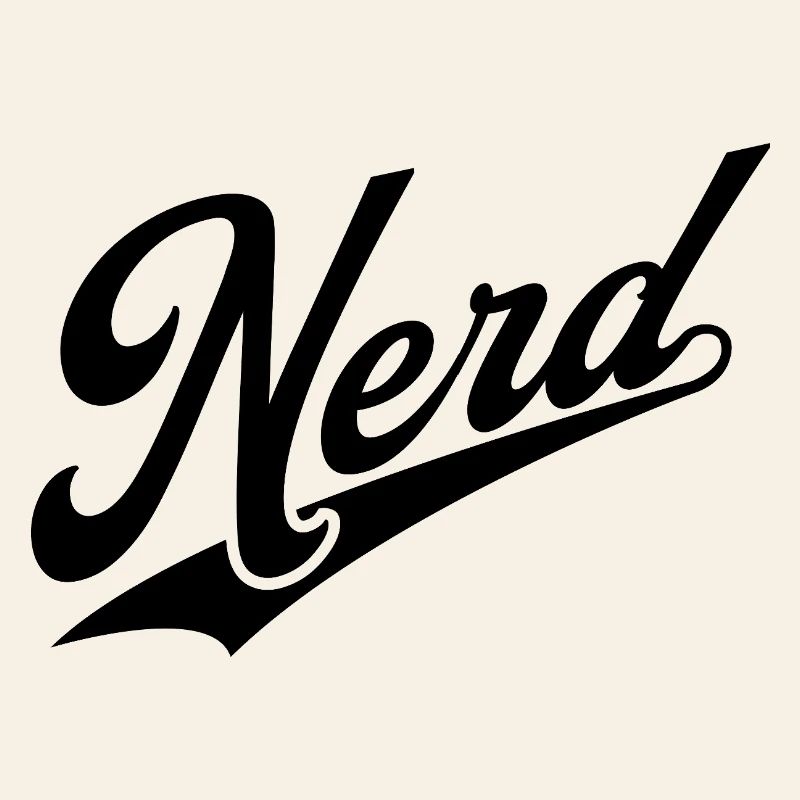 NERDY forever - NERD retro noir