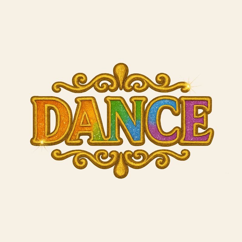 DANSE | Style de danse coloré avec des décorations dorées
